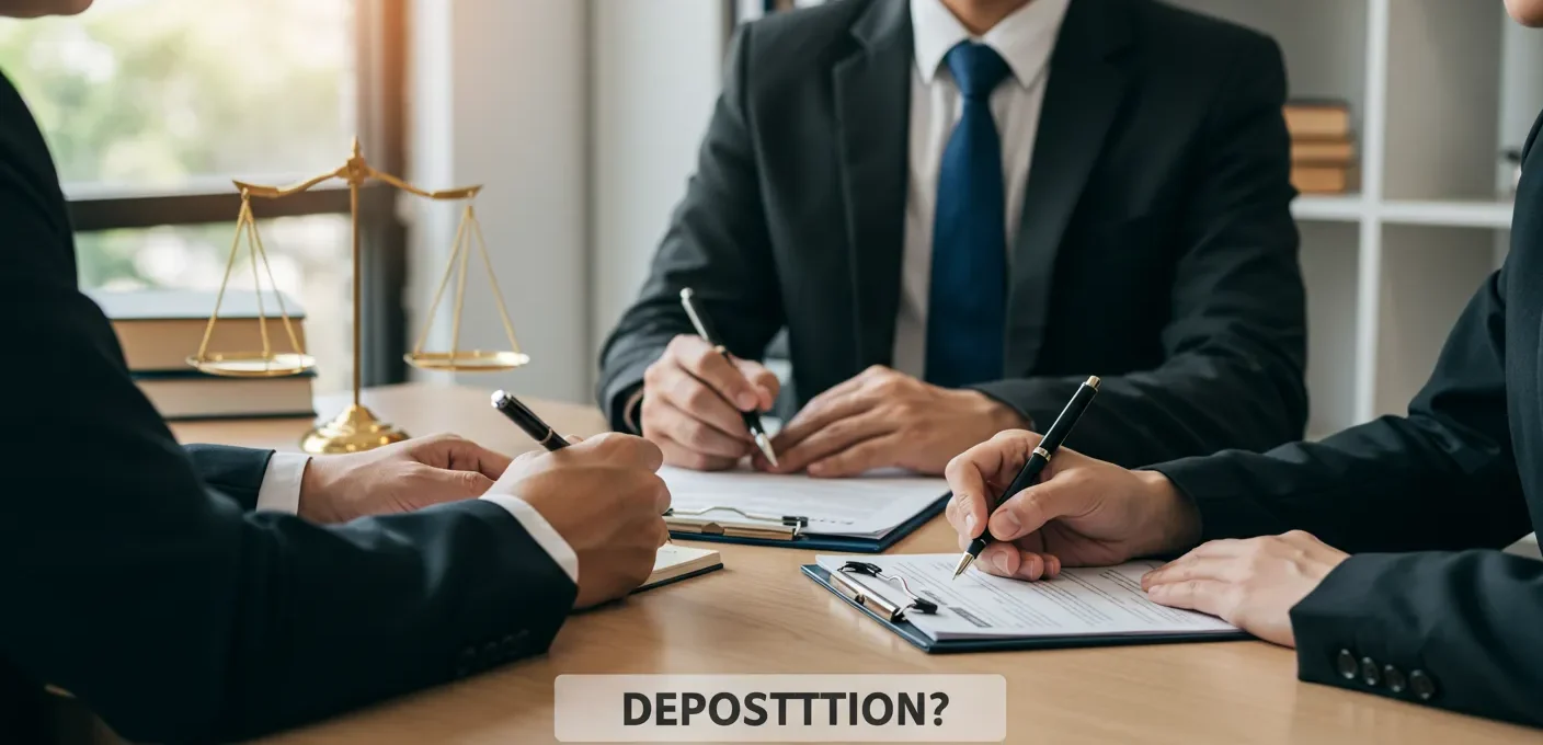 deposition meaning in law