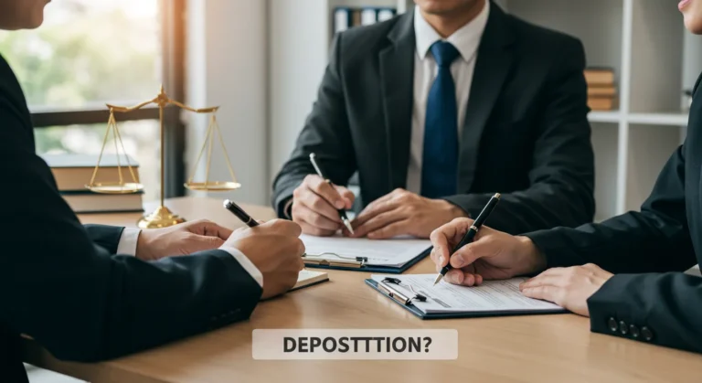 deposition meaning in law
