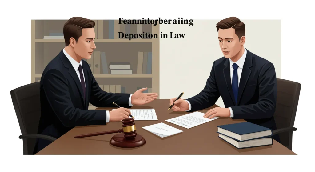 deposition meaning in law