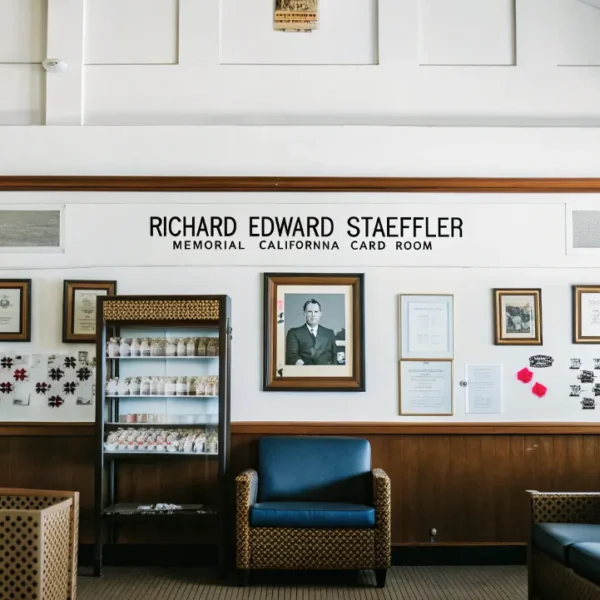 what is the richard edward staeffler memorial california card room