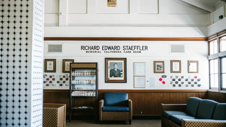 what is the richard edward staeffler memorial california card room
