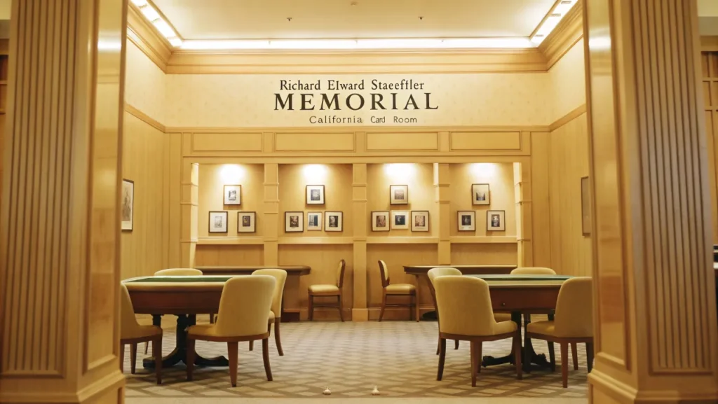 what is the richard edward staeffler memorial california card room