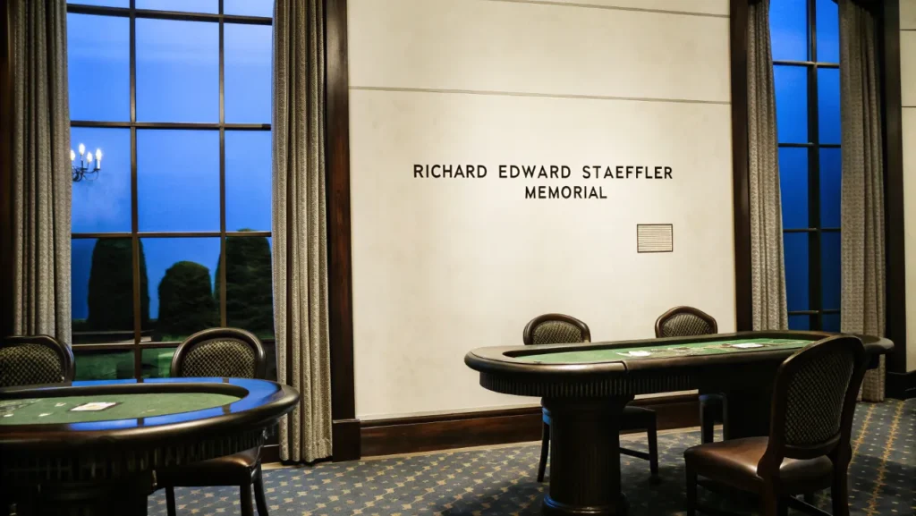 what is the richard edward staeffler memorial california card room