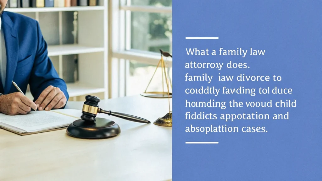 what is a family law attorney