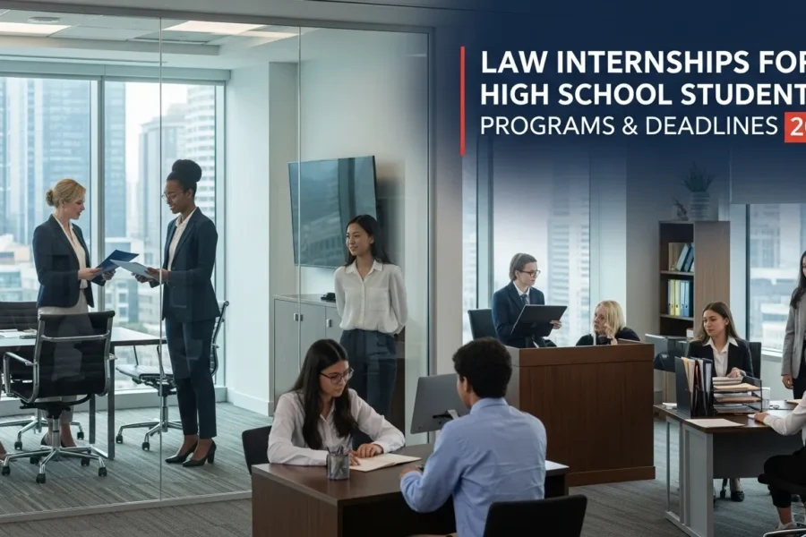 law internships for high school students